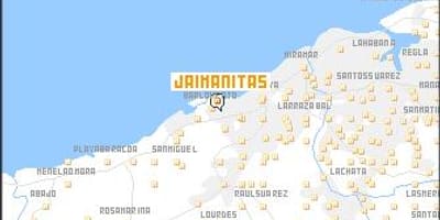 지도 jaimanitas 쿠바